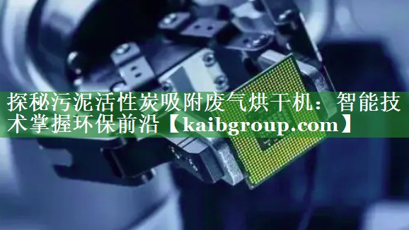 探秘污泥活性炭吸附废气烘干机：智能技术掌握环保前沿